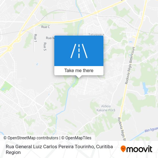Rua General Luiz Carlos Pereira Tourinho map