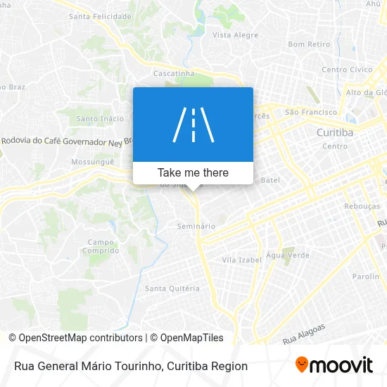 Rua General Mário Tourinho map