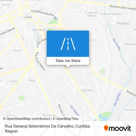 Rua General Setembrino De Carvalho map