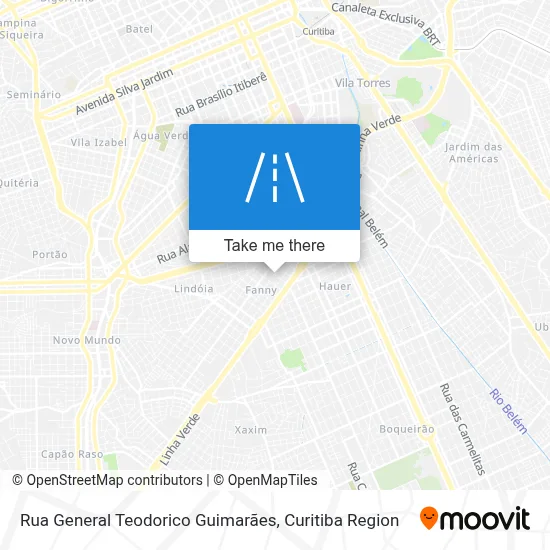 Rua General Teodorico Guimarães map