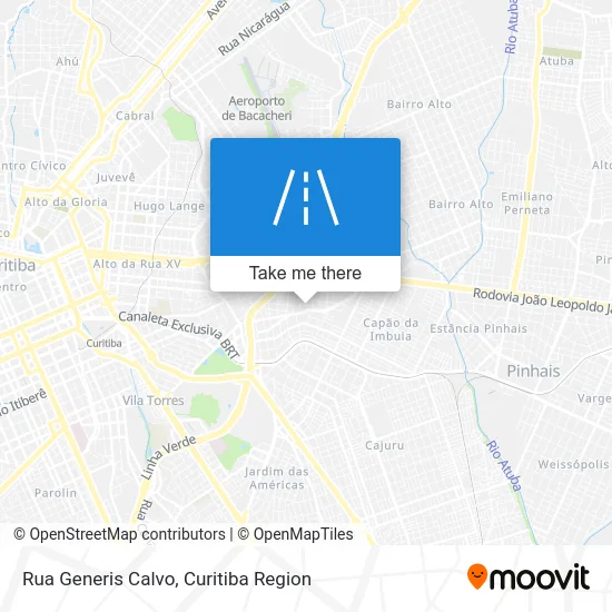Rua Generis Calvo map