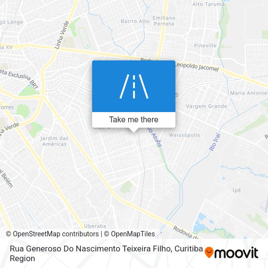 Rua Generoso Do Nascimento Teixeira Filho map