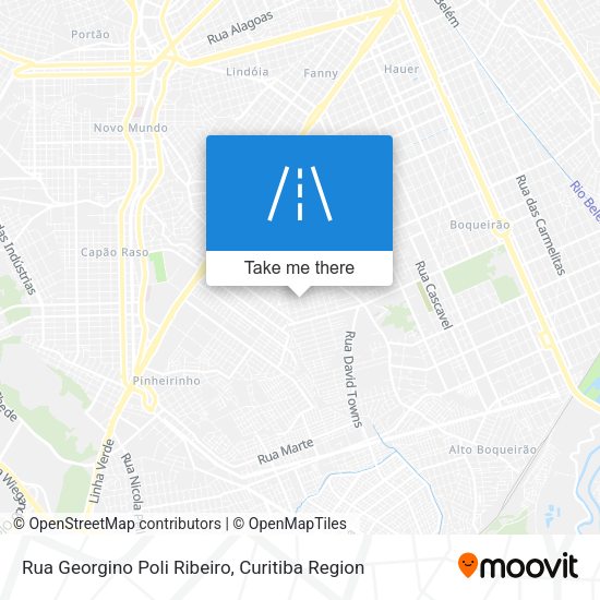 Rua Georgino Poli Ribeiro map