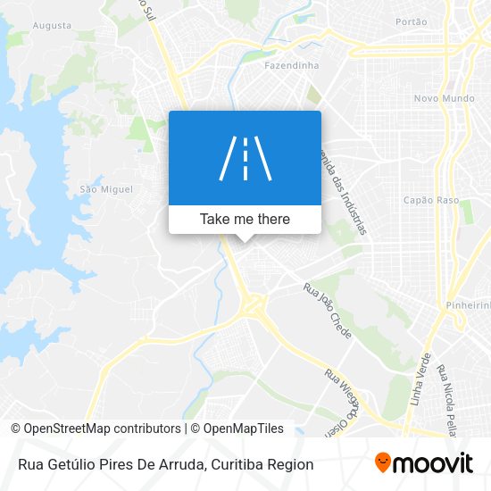 Rua Getúlio Pires De Arruda map