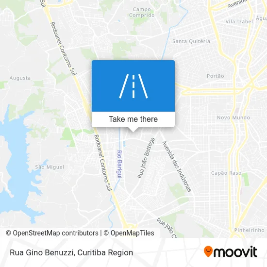 Rua Gino Benuzzi map