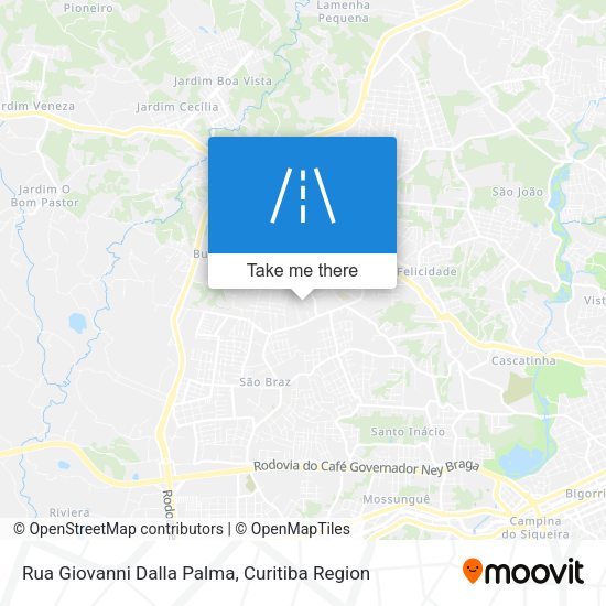Rua Giovanni Dalla Palma map