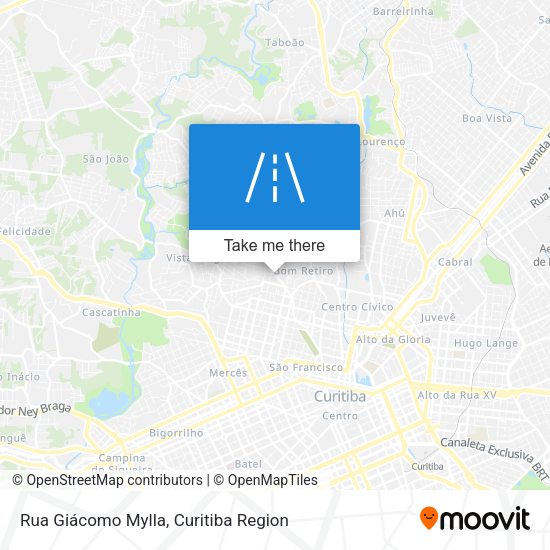 Rua Giácomo Mylla map