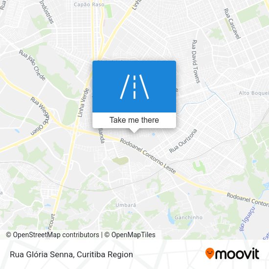 Rua Glória Senna map