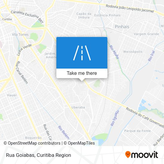 Rua Goiabas map