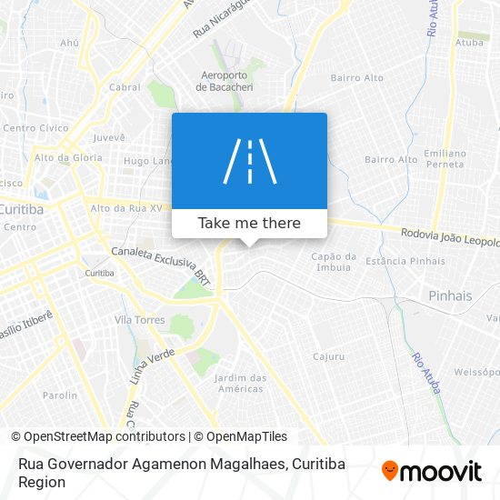 Mapa Rua Governador Agamenon Magalhaes