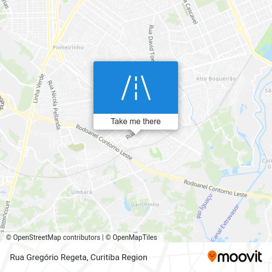 Rua Gregório Regeta map