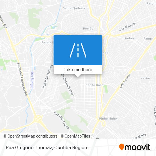 Rua Gregório Thomaz map