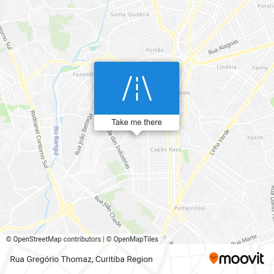 Rua Gregório Thomaz map