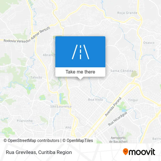 Rua Grevíleas map