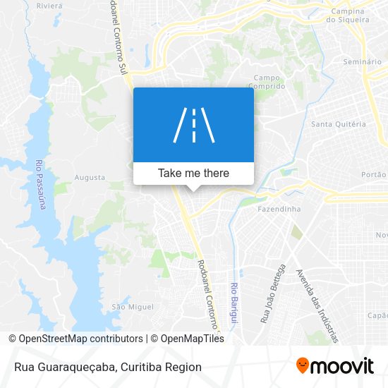 Rua Guaraqueçaba map