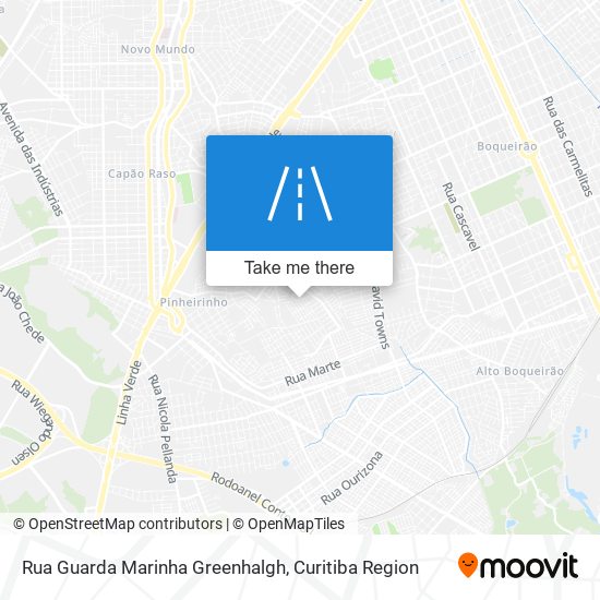 Mapa Rua Guarda Marinha Greenhalgh