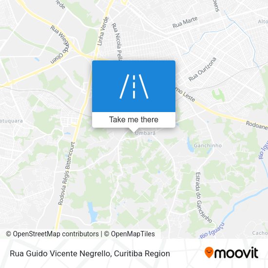 Rua Guido Vicente Negrello map
