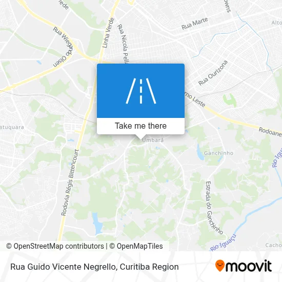 Rua Guido Vicente Negrello map