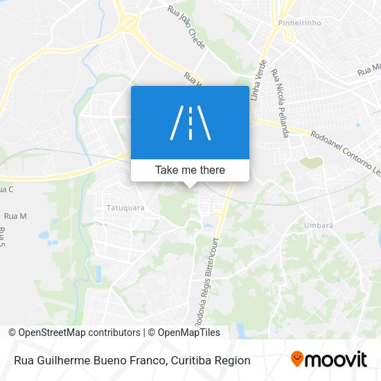 Rua Guilherme Bueno Franco map