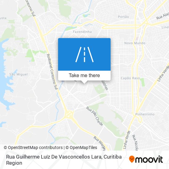 Mapa Rua Guilherme Luíz De Vasconcellos Lara