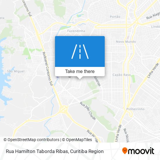 Rua Hamilton Taborda Ribas map