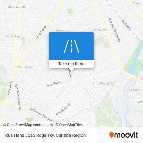 Rua Hans João Rogalsky map