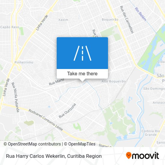 Rua Harry Carlos Wekerlin map
