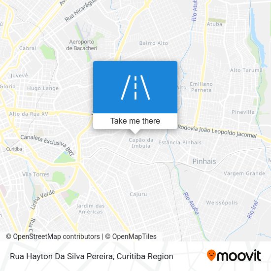 Rua Hayton Da Silva Pereira map