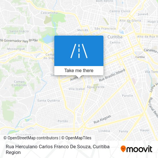 Rua Herculano Carlos Franco De Souza map