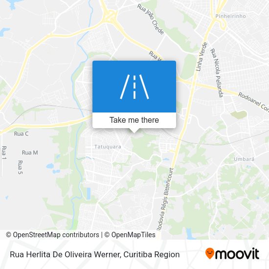 Rua Herlita De Oliveira Werner map