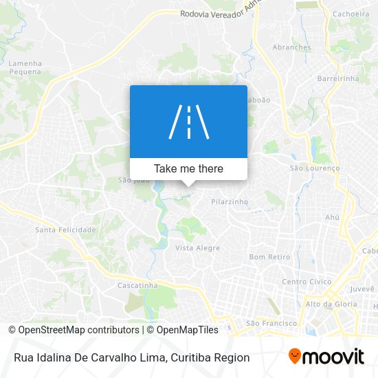 Rua Idalina De Carvalho Lima map