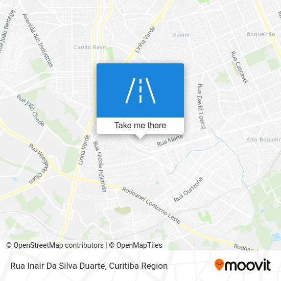 Rua Inair Da Silva Duarte map