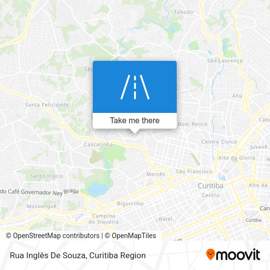 Rua Inglês De Souza map