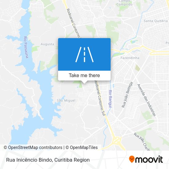 Rua Inicêncio Bindo map