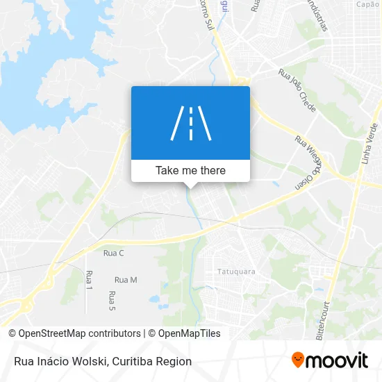 Rua Inácio Wolski map