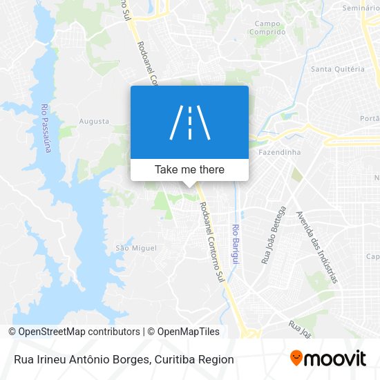 Rua Irineu Antônio Borges map