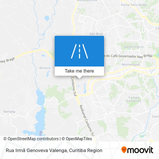 Rua Irmã Genoveva Valenga map