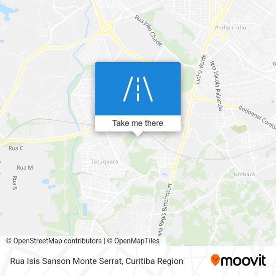 Rua Isis Sanson Monte Serrat map
