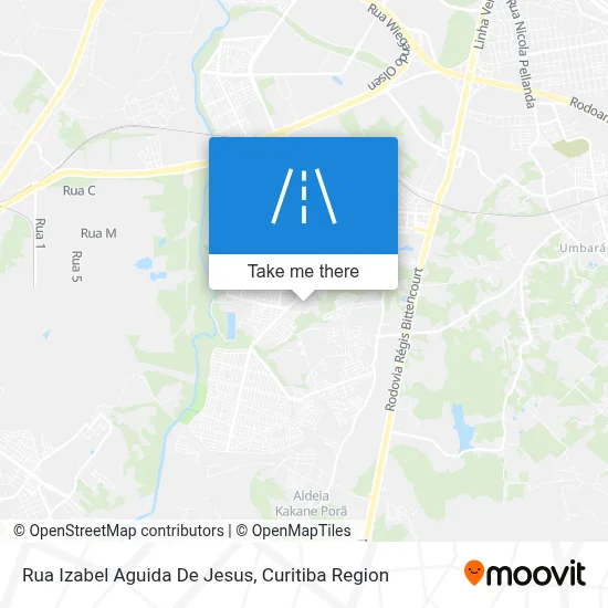 Rua Izabel Aguida De Jesus map