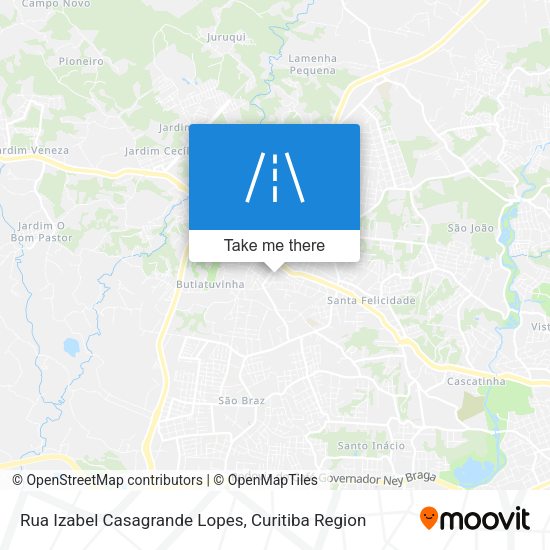 Rua Izabel Casagrande Lopes map