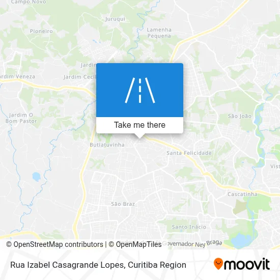 Rua Izabel Casagrande Lopes map