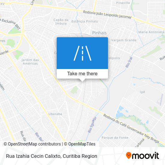 Rua Izahia Cecin Calixto map