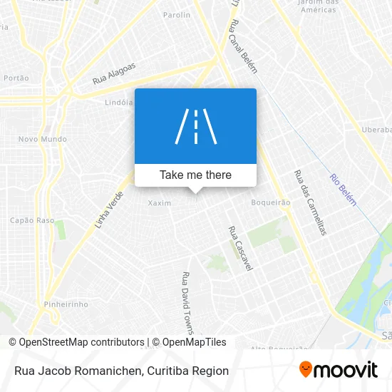 Rua Jacob Romanichen map