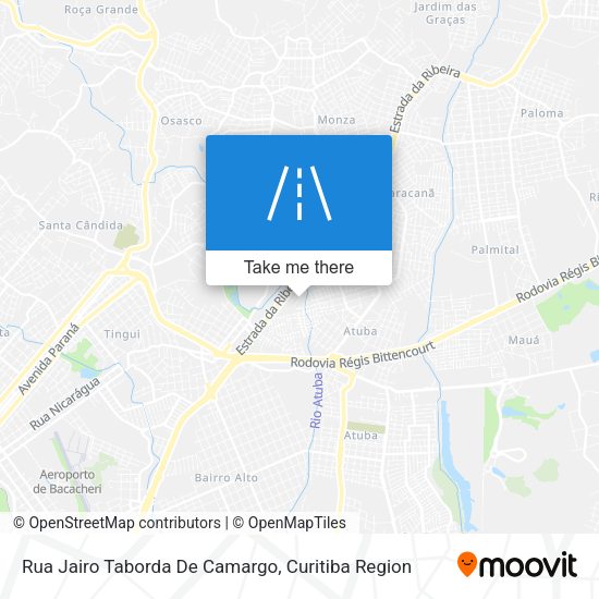 Rua Jairo Taborda De Camargo map