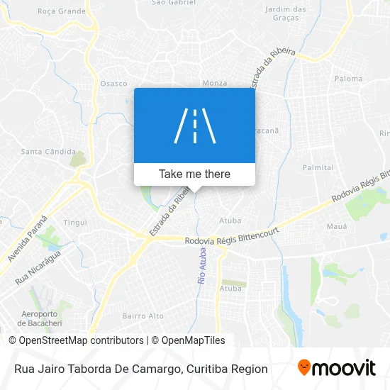 Rua Jairo Taborda De Camargo map