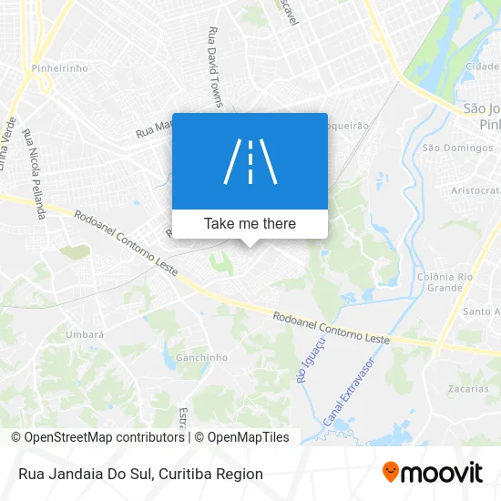 Rua Jandaia Do Sul map