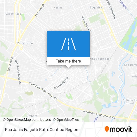 Mapa Rua Janis Falgatti Roth