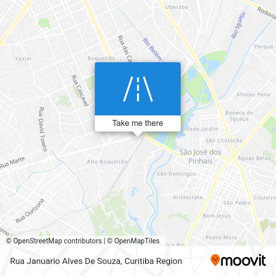 Rua Januario Alves De Souza map