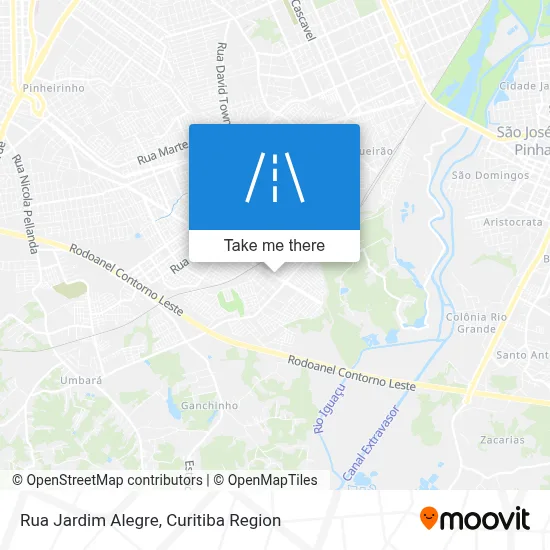Rua Jardim Alegre map