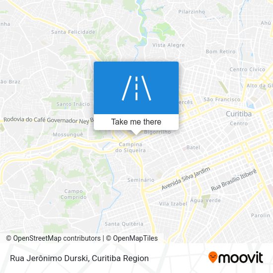 Rua Jerônimo Durski map